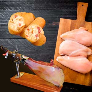 Croquetas de pollo y jamon