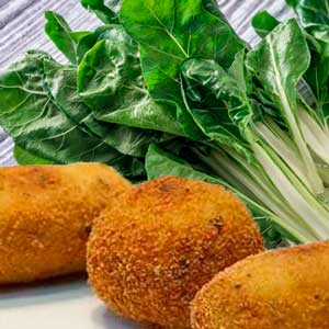 croquetas de acelga, cluster